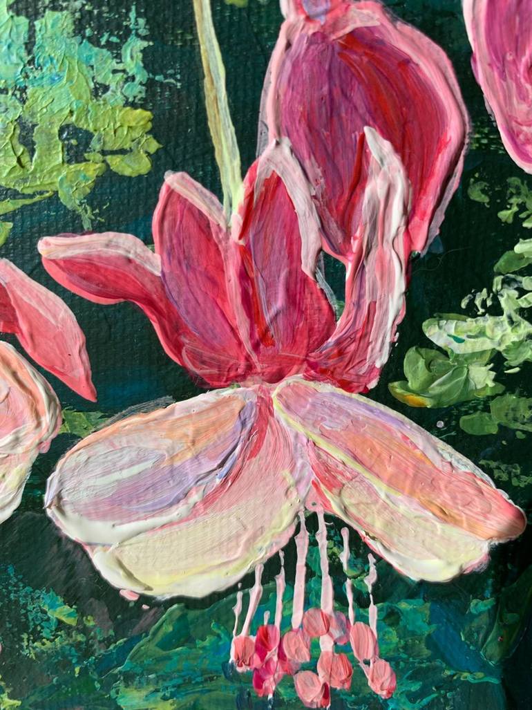 Original Impressionism Floral Painting by Tetiana Kovtun