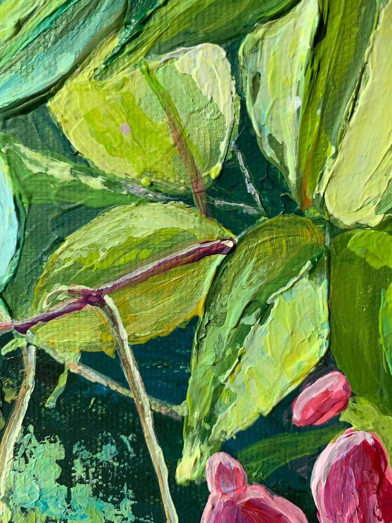 Original Impressionism Floral Painting by Tetiana Kovtun