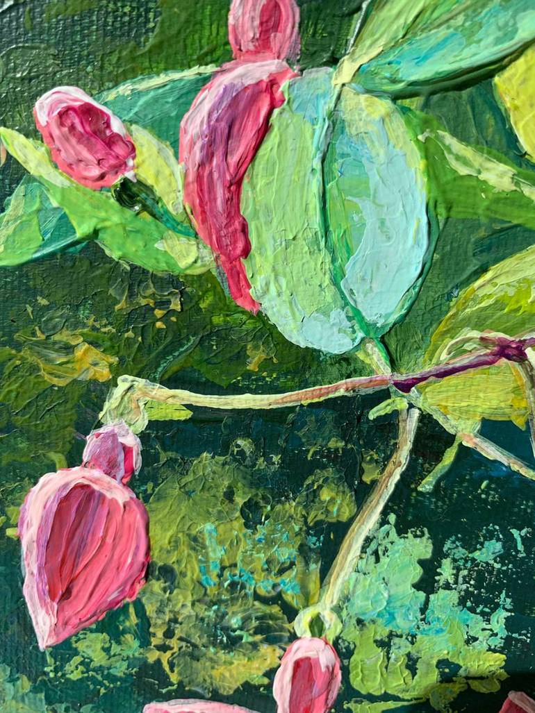 Original Impressionism Floral Painting by Tetiana Kovtun