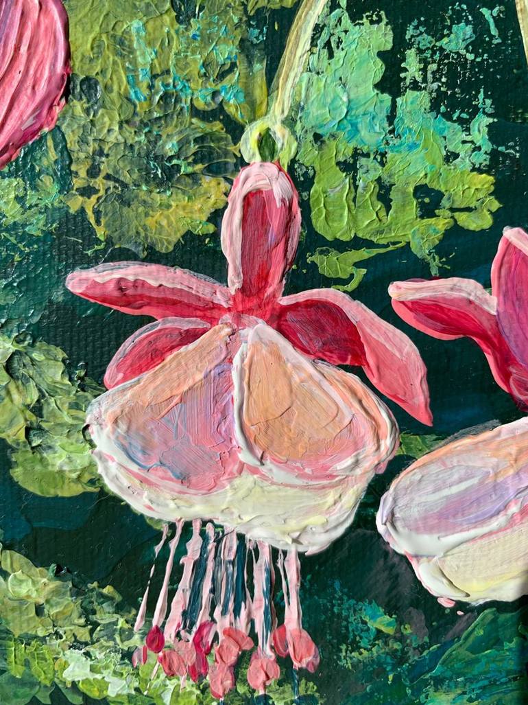 Original Impressionism Floral Painting by Tetiana Kovtun