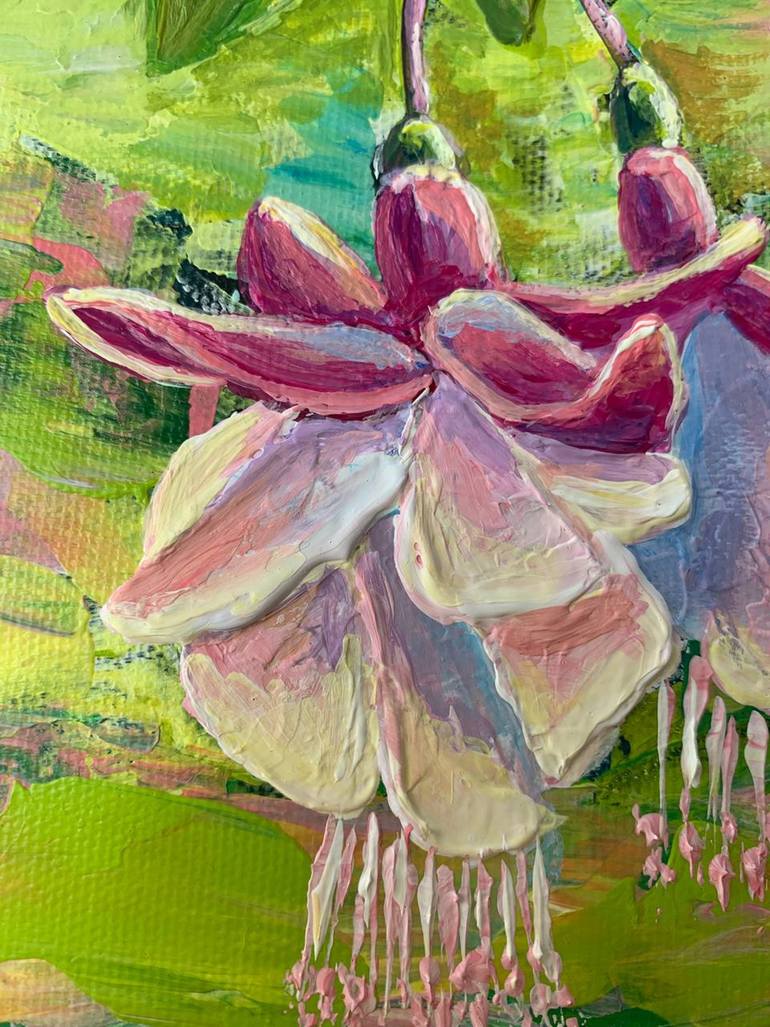 Original Impressionism Floral Painting by Tetiana Kovtun