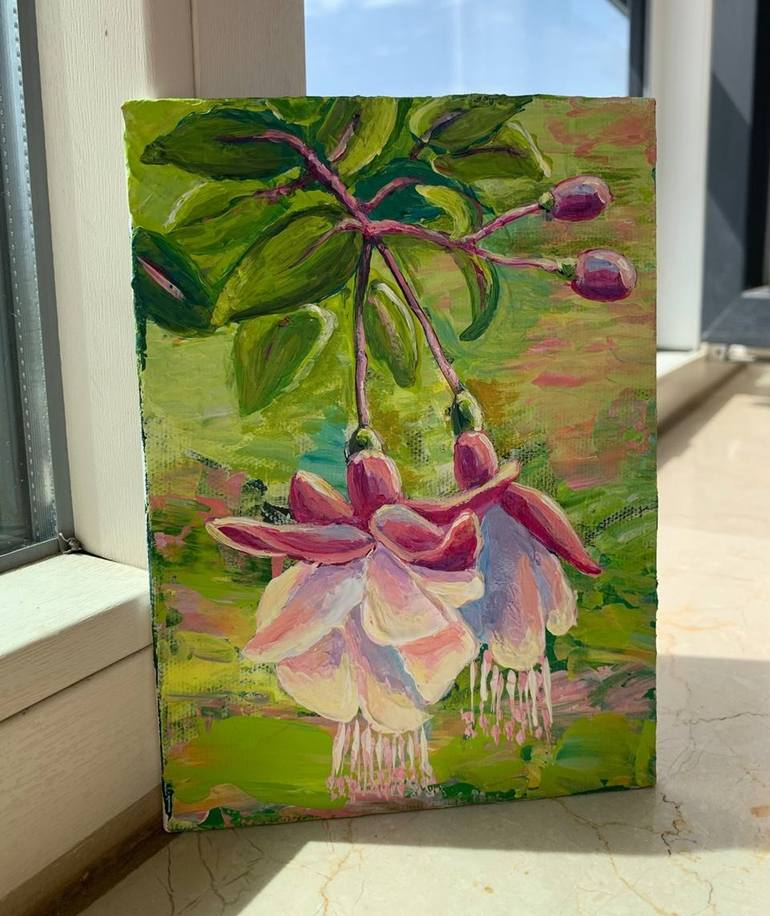 Original Impressionism Floral Painting by Tetiana Kovtun