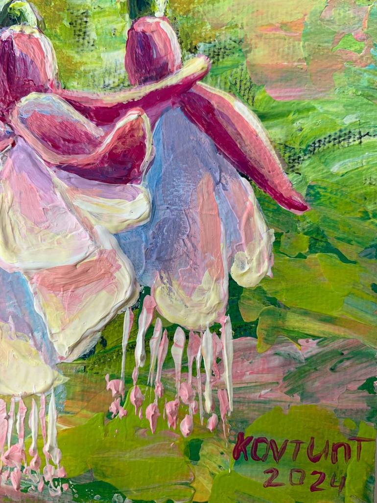 Original Impressionism Floral Painting by Tetiana Kovtun