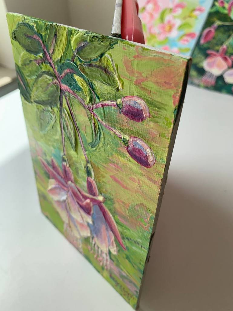 Original Impressionism Floral Painting by Tetiana Kovtun