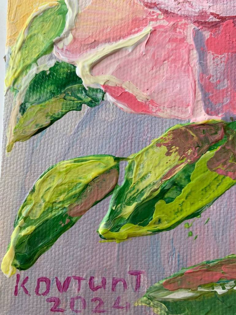 Original Impressionism Floral Painting by Tetiana Kovtun