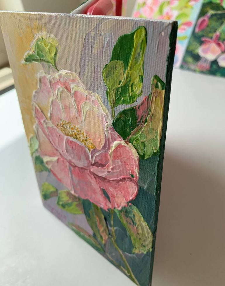 Original Impressionism Floral Painting by Tetiana Kovtun