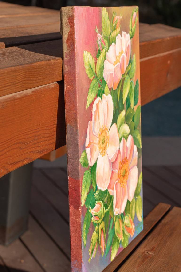 Original Realism Floral Painting by Tetiana Kovtun