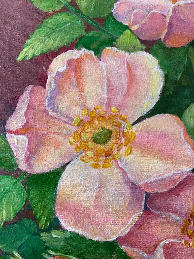 Original Realism Floral Painting by Tetiana Kovtun