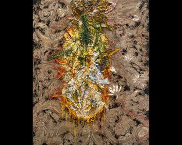 Original Abstract Expressionism Abstract Mixed Media by Yu I Lee