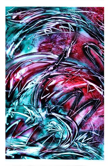 Print of Abstract Graffiti Paintings by Cedric Bernadotte