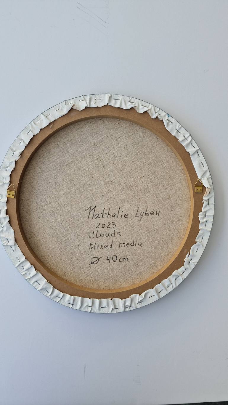 Original Abstract Expressionism Fantasy Mixed Media by Nathalie Lyben