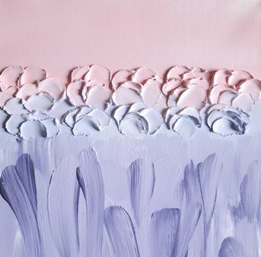 Original Abstract Botanic Mixed Media by Nathalie Lyben