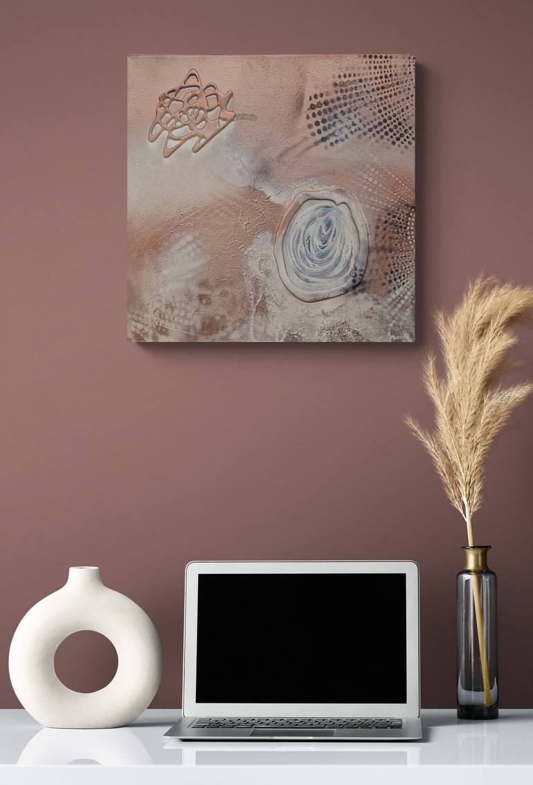 Original Abstract Expressionism Abstract Painting by Nathalie Lyben