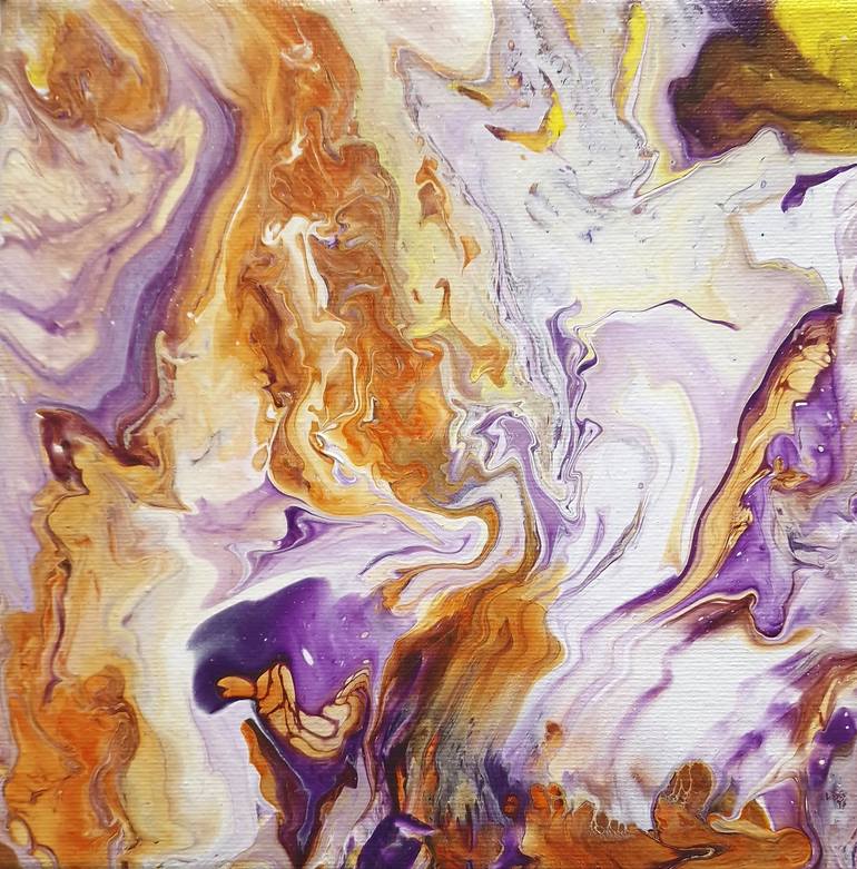 Print of Abstract Expressionism Abstract Paintings by Nathalie Lyben