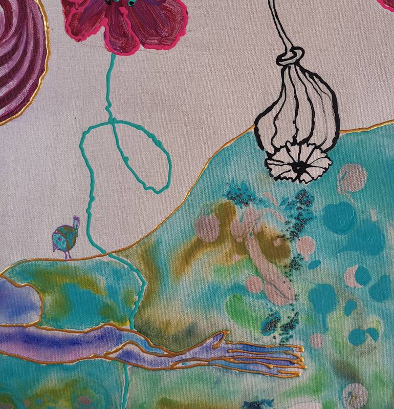 Original Figurative Religion Painting by Irina Krott-Rykunina