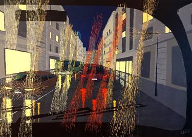 Original Contemporary Light Paintings by David Pérez Tavernier
