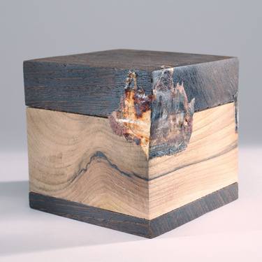 Original Abstract Geometric Sculpture by Mats Hauke