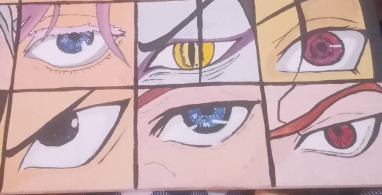 Original Modernism Cartoon Painting by Tanu Brewal