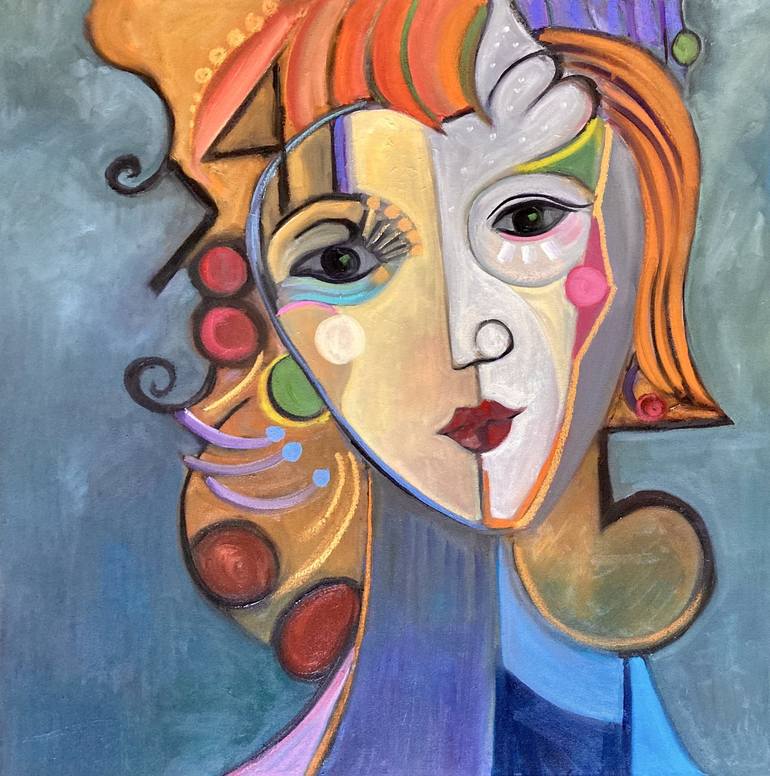 Print of Abstract People Paintings by Alexandra Higgins