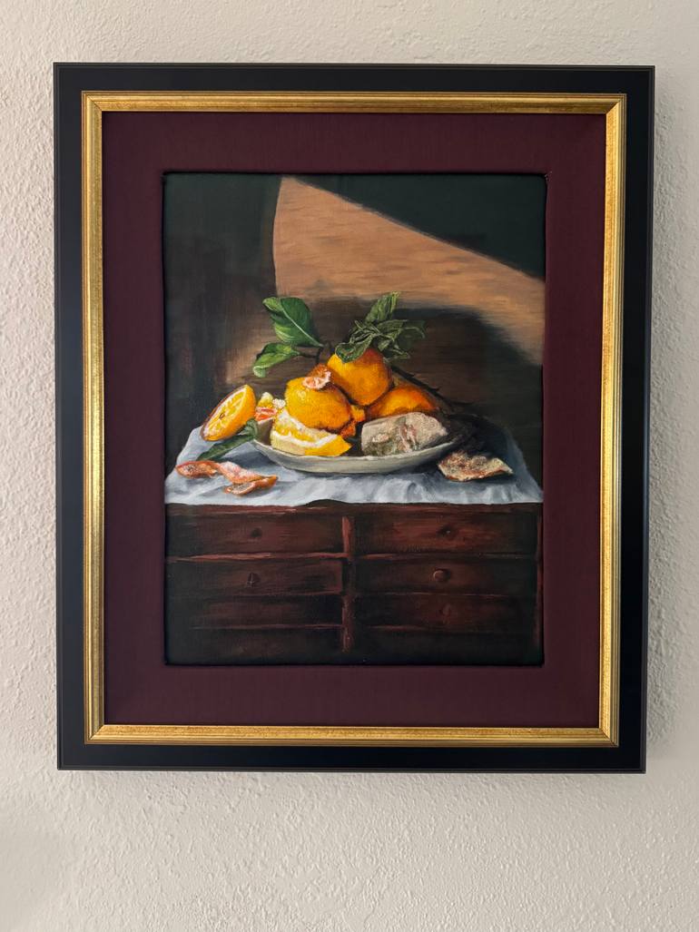 Original Impressionism Still Life Painting by Lynnette Grimm
