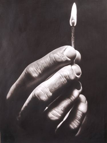 Original Black & White Light Drawings by Afolabi Samuel