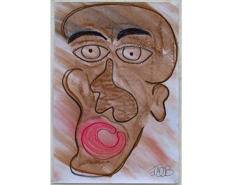 Original Abstract Expressionism Men Paintings by Jacob Butinyana