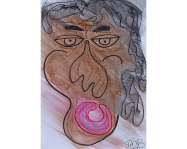 Original Abstract Expressionism Women Painting by Jacob Butinyana