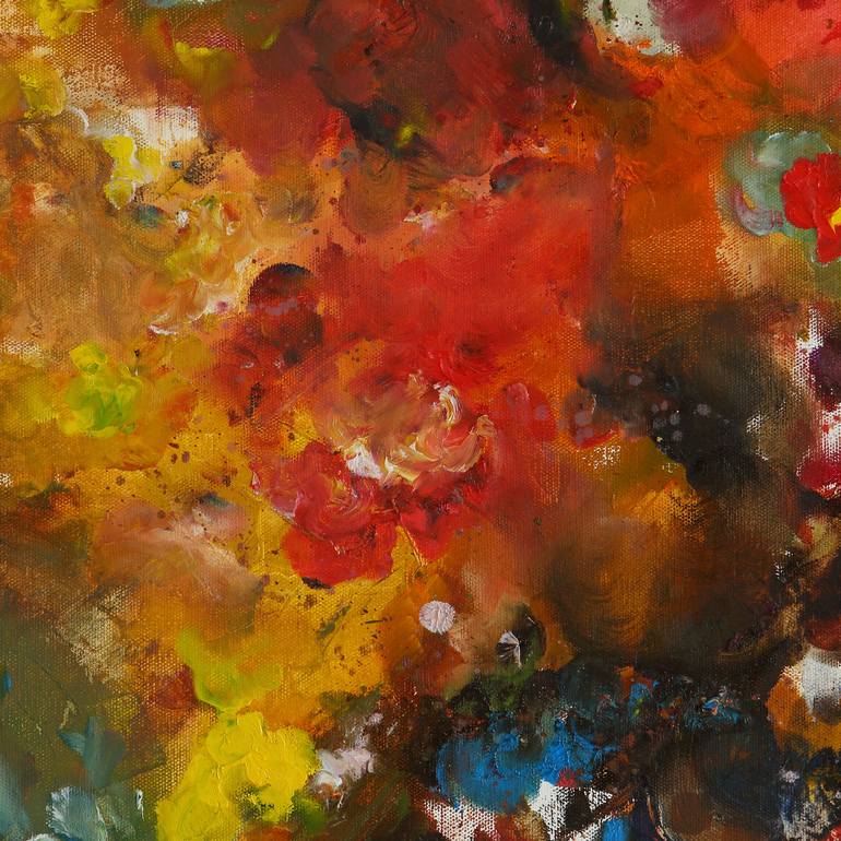 Original Abstract Expressionism Abstract Painting by Elkanu Ford