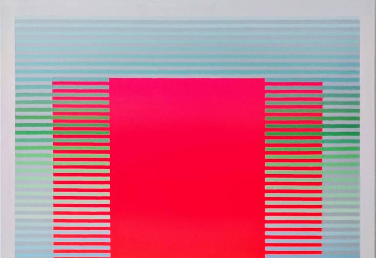 Original Bauhaus Abstract Painting by Wio Karstens
