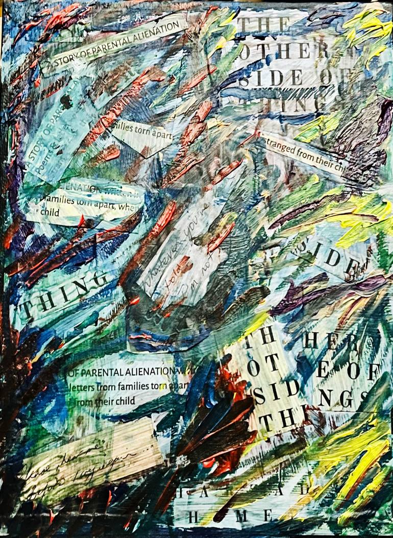 Original Contemporary Abstract Painting by Sharzad Hime