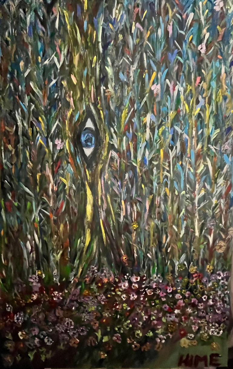 Original Surrealism Nature Painting by Sharzad Hime