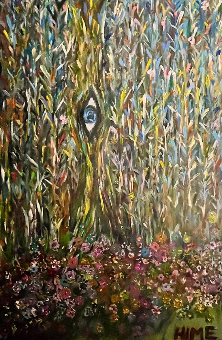 Original Surrealism Nature Painting by Sharzad Hime