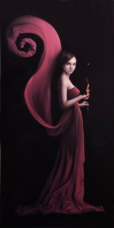 Original Figurative Classical Mythology Painting by Lamberto Melina
