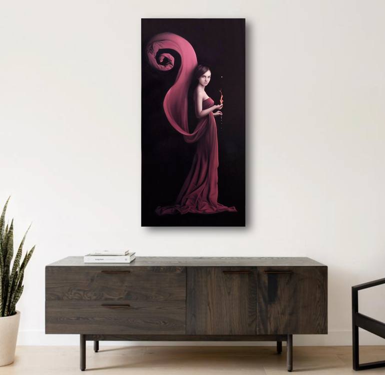 Original Figurative Classical Mythology Painting by Lamberto Melina