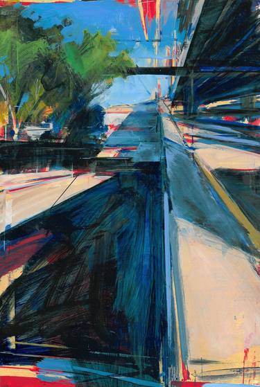 Original Abstract Landscape Paintings by Tom Voyce