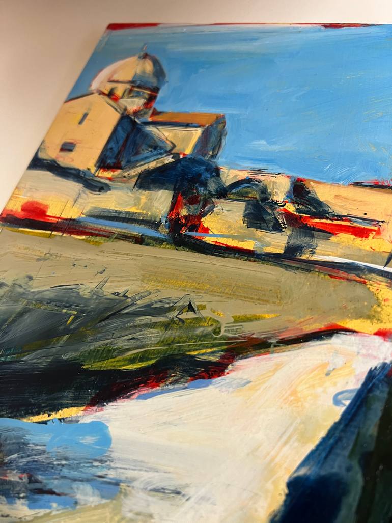 Original Abstract Landscape Painting by Tom Voyce