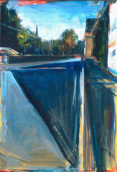 Original Abstract Landscape Paintings by Tom Voyce