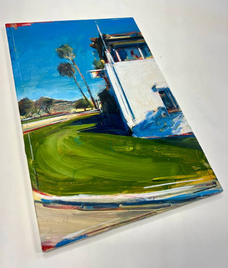 Original Painterly Abstraction Landscape Painting by Tom Voyce