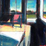 Evening Light at Seaview (Pink Chair) by Tom Voyce