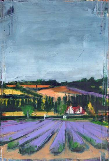 Lavender Fields practice study no 1. thumb