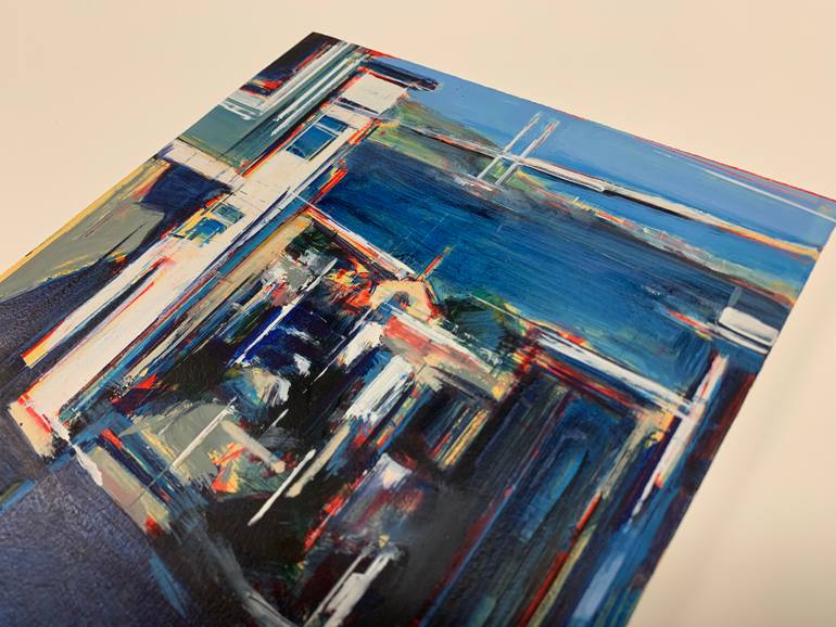 Original Abstract Landscape Painting by Tom Voyce