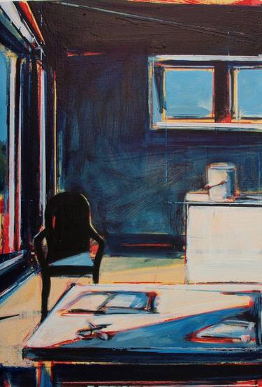 Original Abstract Interiors Paintings by Tom Voyce