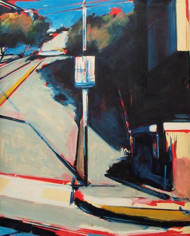 Original Abstract Cities Paintings by Tom Voyce