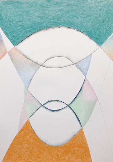 Original Abstract Drawing by Gal-La Uriol Jané