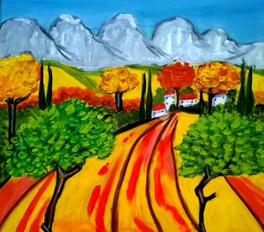 Original Impressionism Landscape Paintings by Rusty Gladdish
