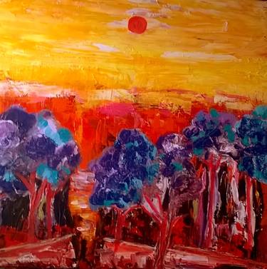 Print of Abstract Expressionism Landscape Paintings by Rusty Gladdish