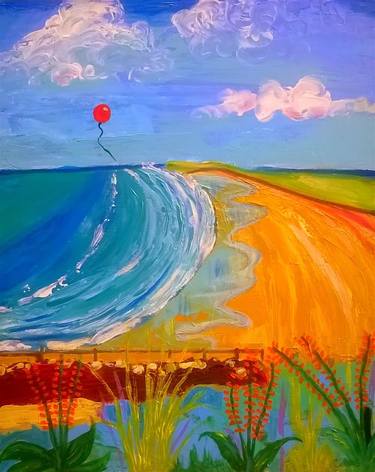 Original Impressionism Seascape Paintings by Margaret Gladdish