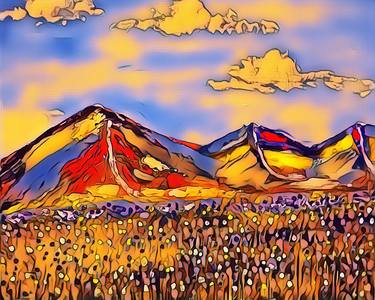 Original Expressionism Landscape Paintings by Rusty Gladdish