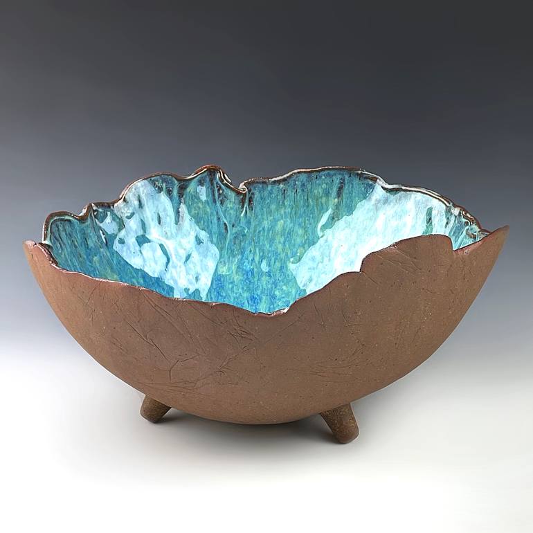 Original Abstract Botanic Sculpture by Steve Skinner