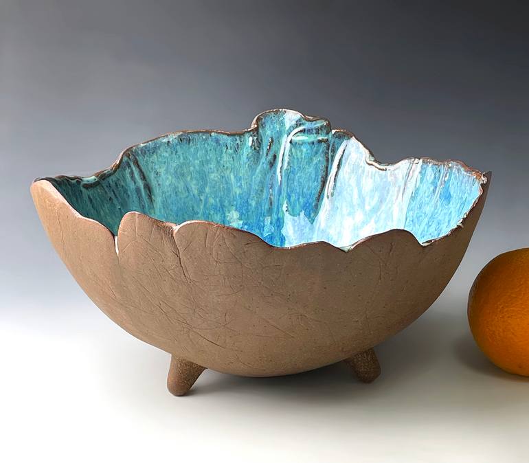 Original Abstract Botanic Sculpture by Steve Skinner